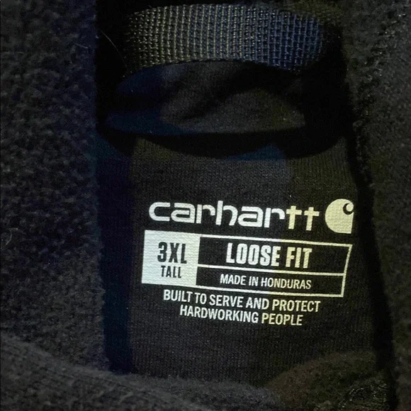 Carhartt Men's Black Hoodie - Picture 3 of 3